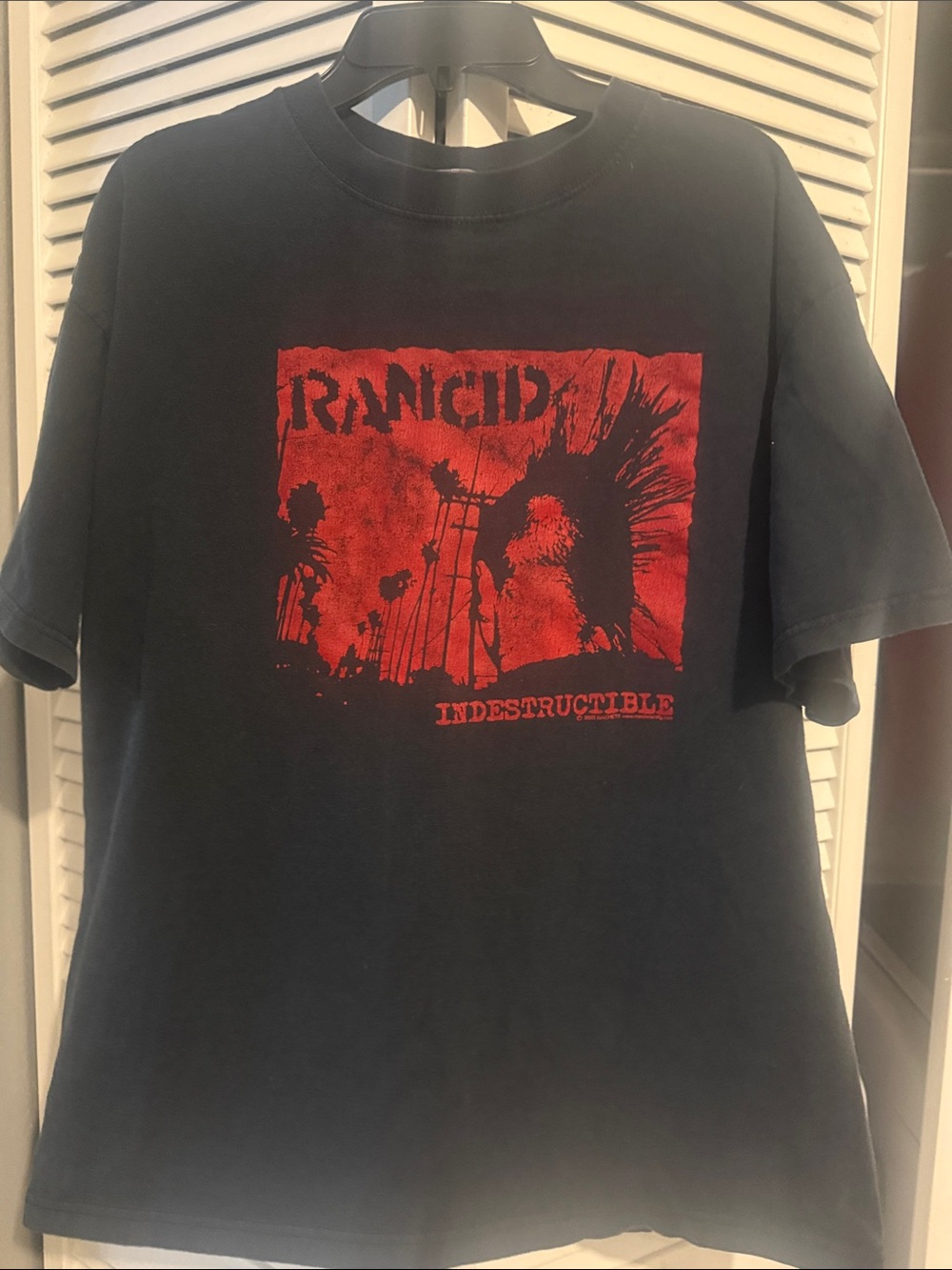 Rancid Indestructible Graphic T‑Shirt - Black & Red